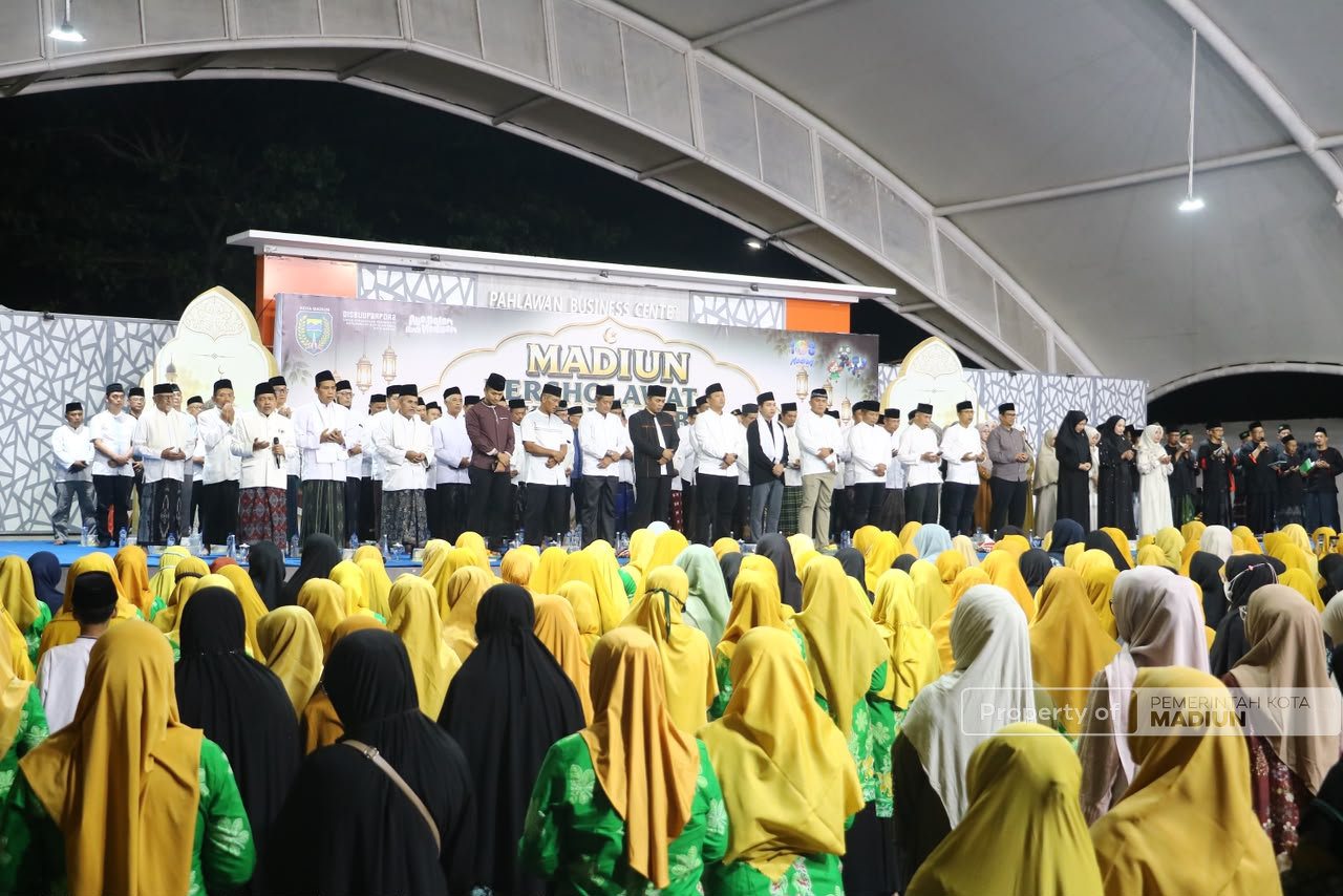 Lewat Madiun Bersholawat dan Kenduri Akbar, Plt Wali Kota Harap Semua Masyarakat Turut Mendoakan Kota Pendekar