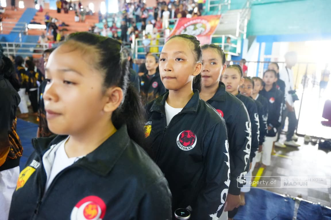 Buka Madiun Open Karate Championship 2026, Plt Wali Kota Berharap Turnamen Cetak Atlet Berprestasi
