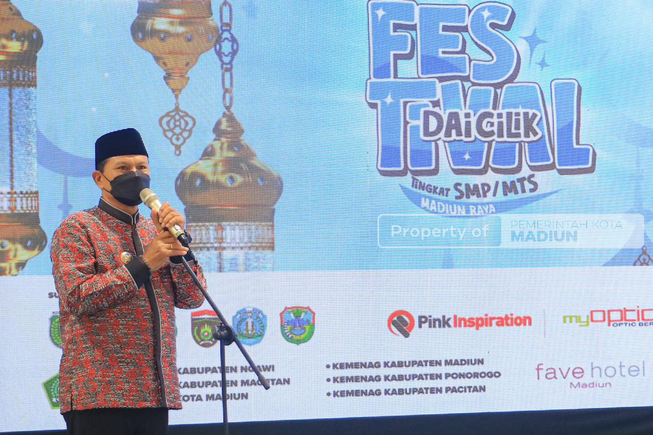 Hadiri Festival Dai Cilik, Wali Kota Maidi Tekankan Pentingnya Pembinaan Dai Muda