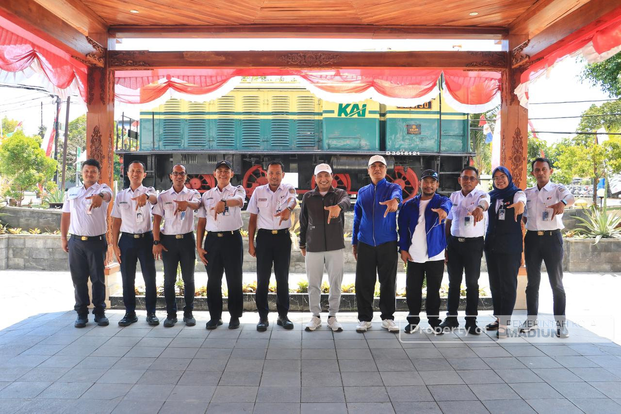 Sinergi dengan PT KAI Diperkuat, Plt Wali Kota Madiun Dorong Penataan Kawasan Stasiun