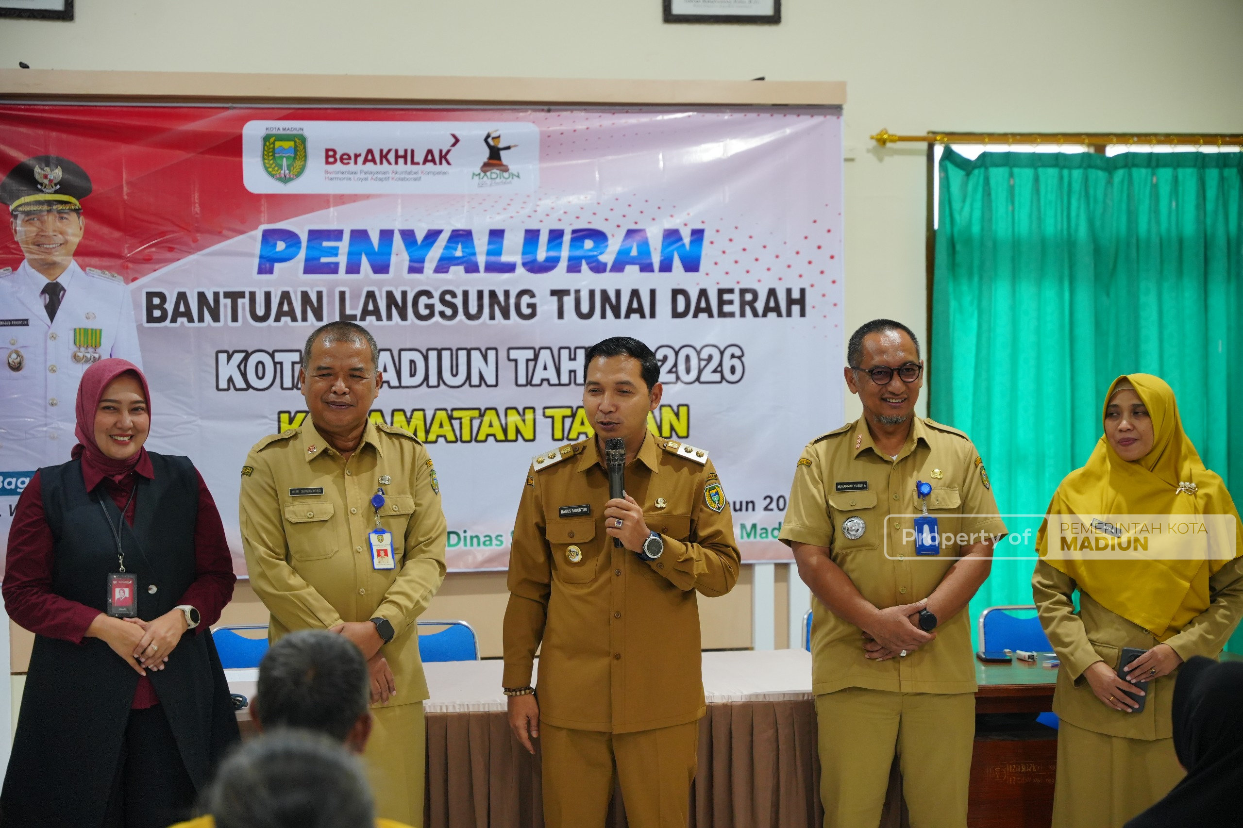 Dongkrak Ekonomi Warga, Pemkot Madiun Salurkan BLTD 2026 Triwulan I Tahap Pertama