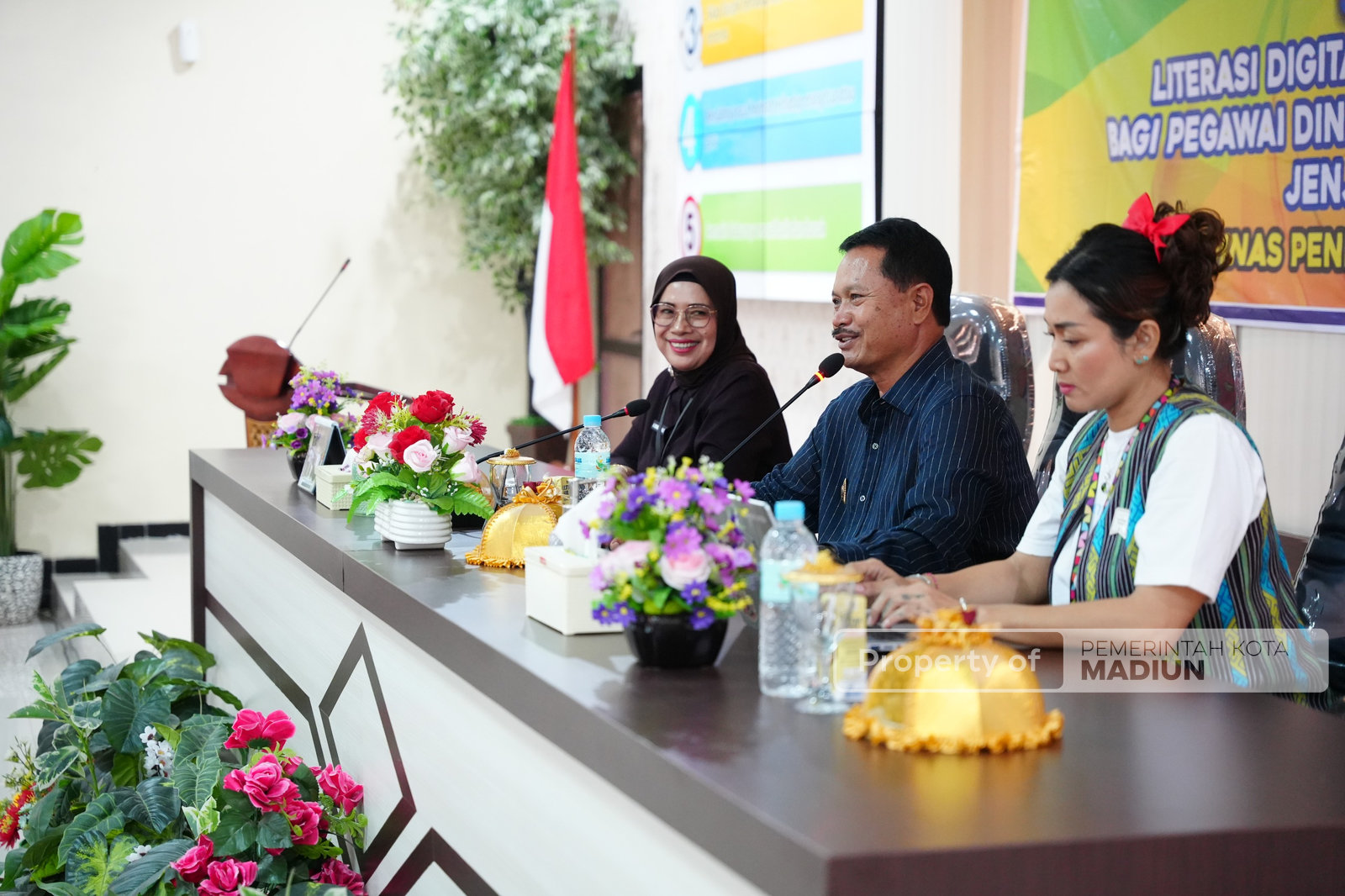 Wali Kota Hadiri Pelatihan Literasi Digital dan Pemanfaatan AI di Dindik Kota Madiun