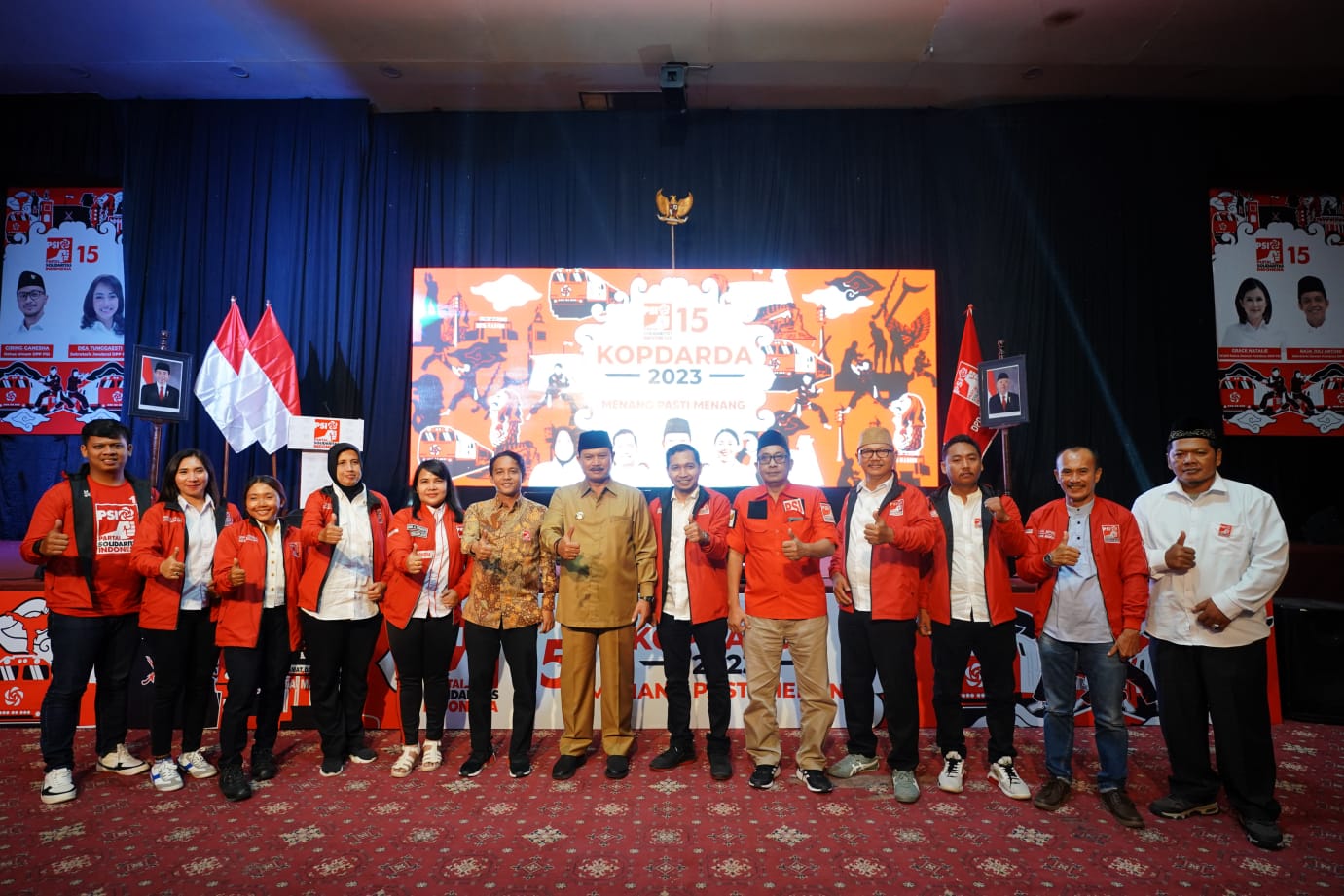 Hadiri Kopdarda PSI, Wali Kota Pesan Jaga Solidaritas Organisasi