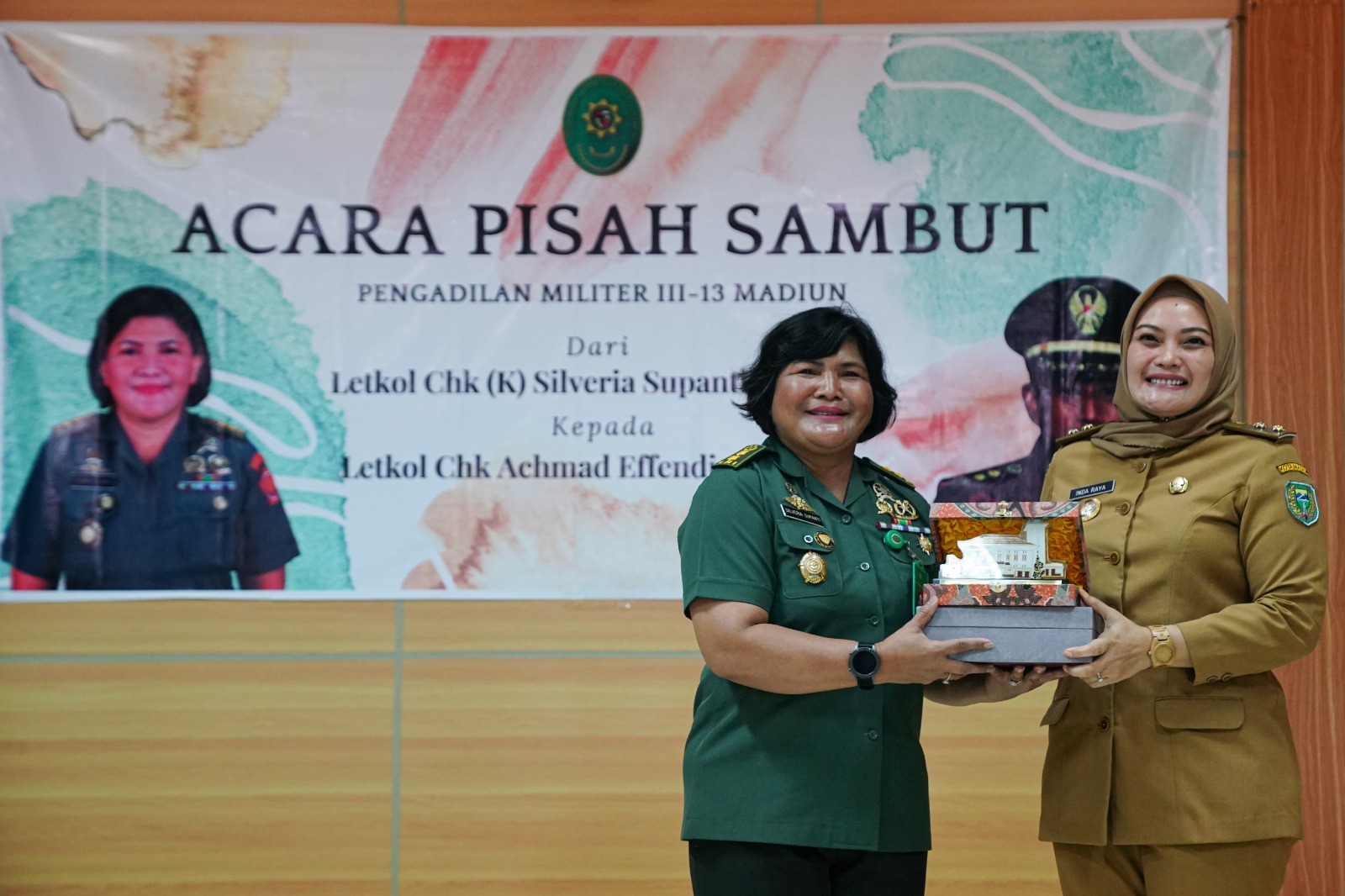 Kepala Pengadilan Militer Berganti, Letkol Chk Achmad Effendi Gantikan Letkol Chk (K) Silveria Supanti