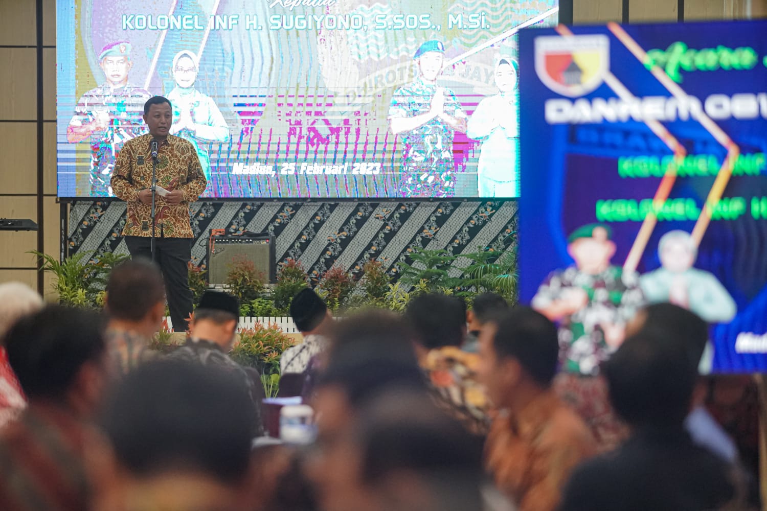 Pucuk Pimpinan Korem 081 Berganti, Kolonel Inf Sugiono Gantikan Kolonel Deni Rejeki