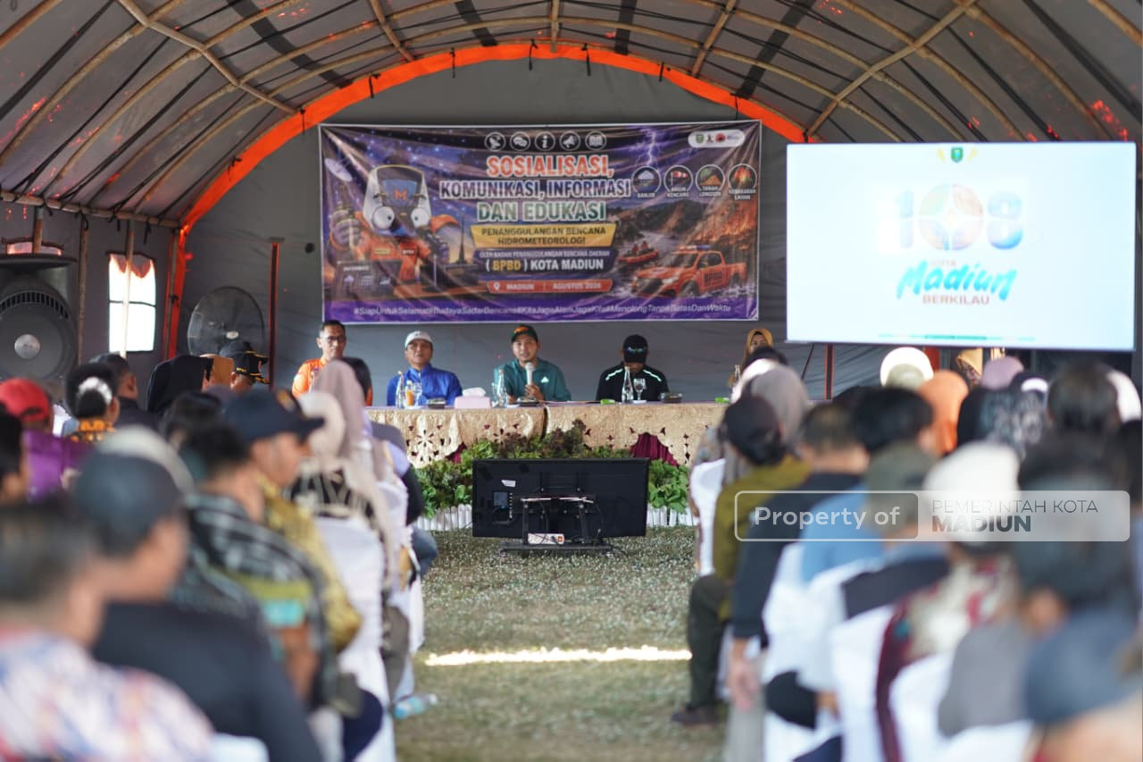 Hadapi Puncak Musim Kemarau, Pemkot Madiun Perkuat Mitigasi Lewat Sosialisasi Bencana Hidrometeorologi