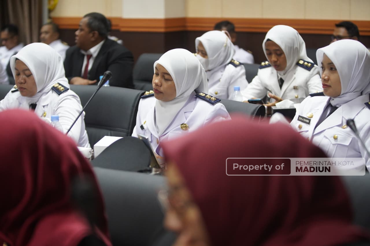Rapat Dinas Pejabat, Wali Kota Madiun Ingatkan Integritas Antikorupsi