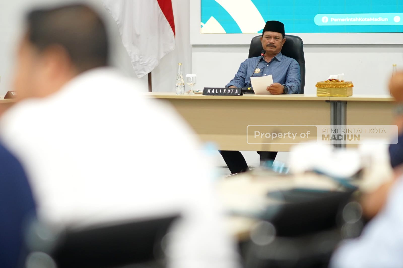 Rakor Bersama Forkopimda, Wali Kota Maidi Tegaskan Komitmen Jaga Keamanan dan Kenyamanan Kota