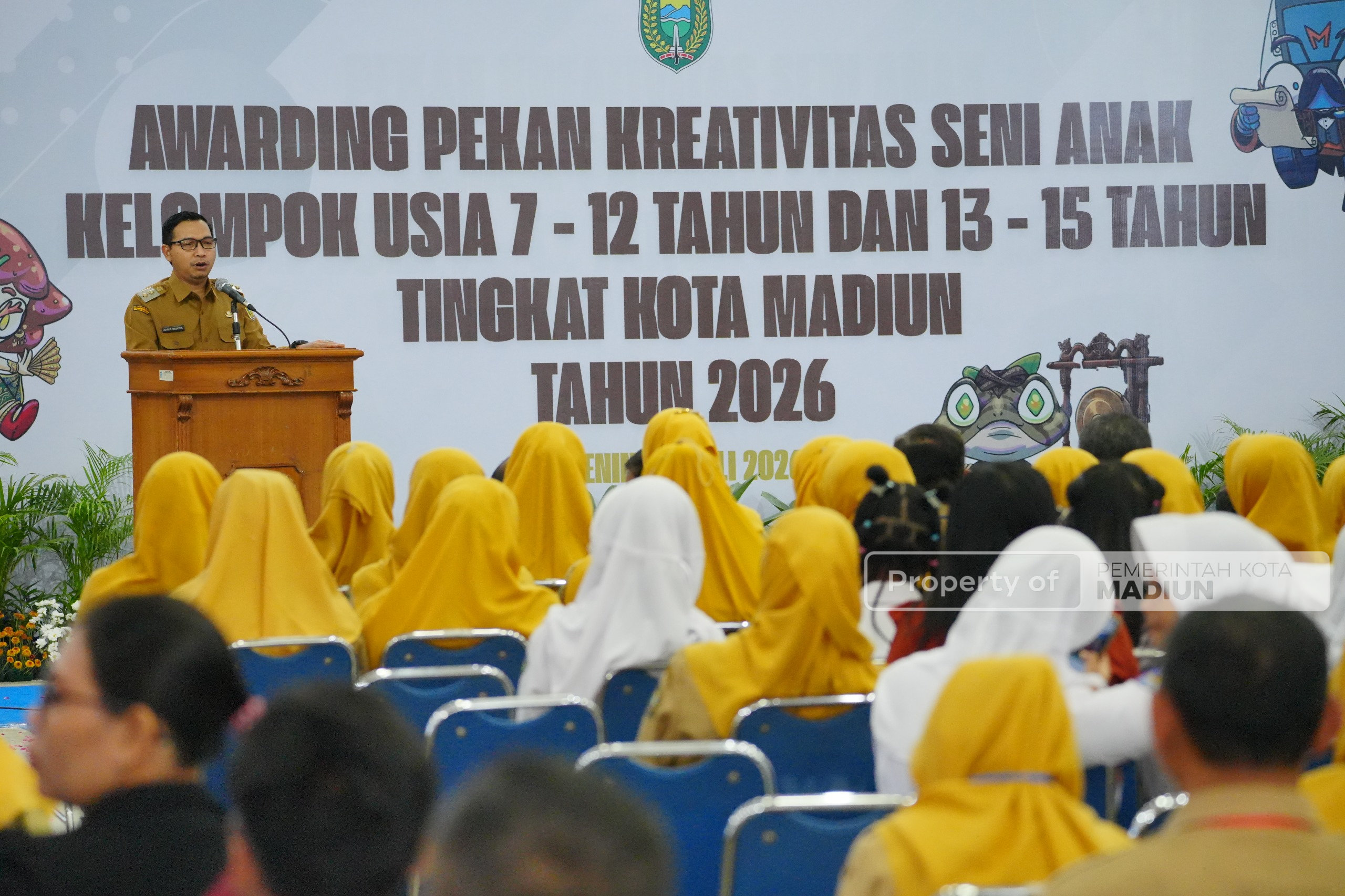 Plt Wali Kota Tutup Pekan Kreativitas Seni Anak 2026, Siapkan Lebih Banyak Ruang bagi Talenta Seni Kota Madiun