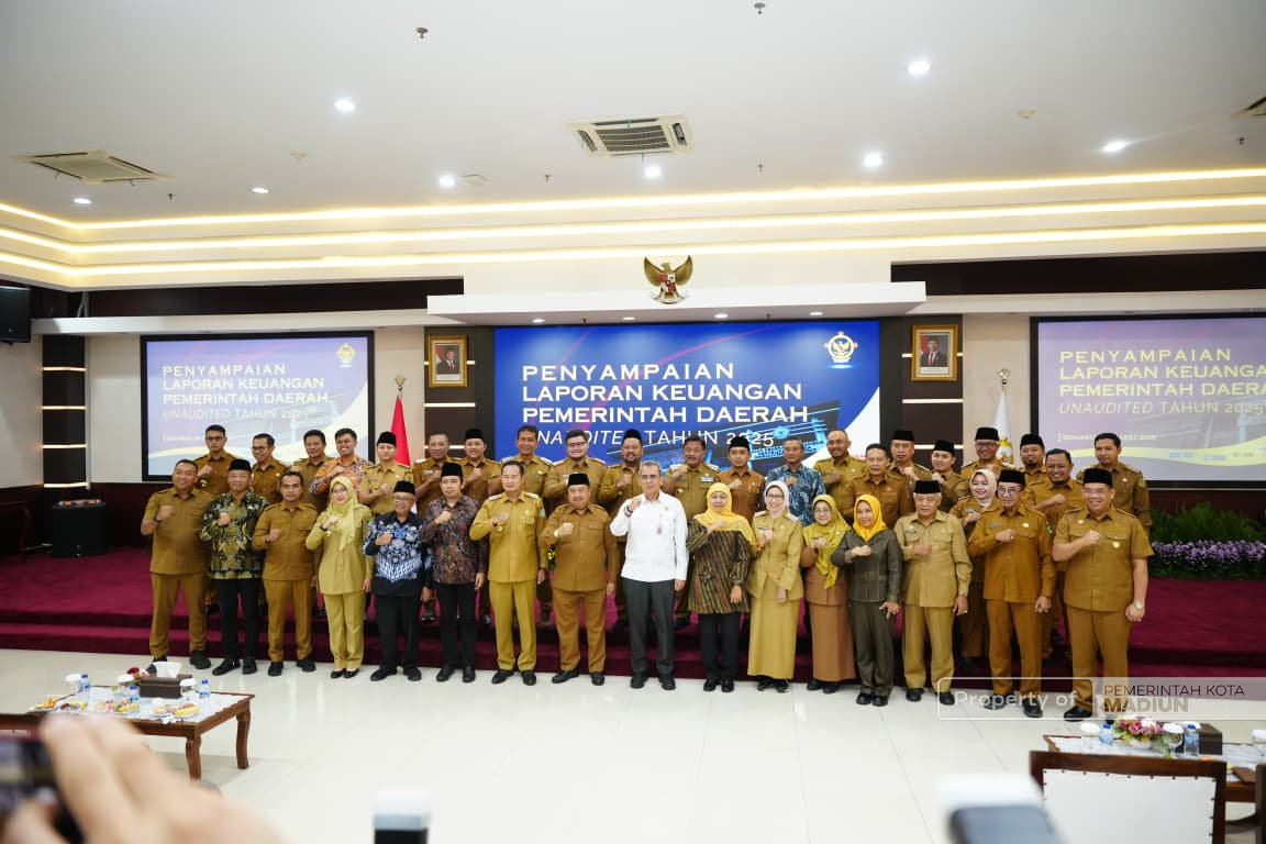 Pemkot Madiun Serahkan LKPD 2025, Target Raih WTP dari BPK