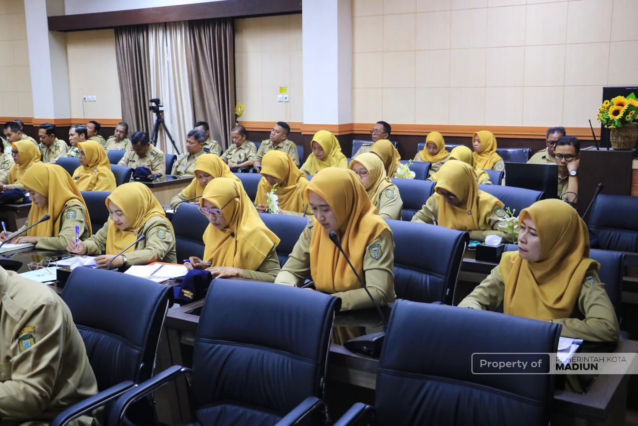 Pimpin Rapat Dinas, Plt Wali Kota Madiun Tekankan Kesiapan OPD dan Pelayanan Publik Jelang Lebaran