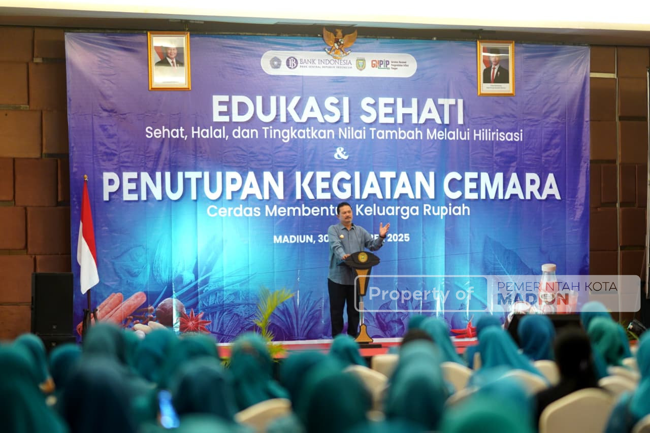 Penutupan Program CEMARA dan Beri Edukasi SEHATI, Wali Kota Tekankan Pentingnya Literasi Keuangan