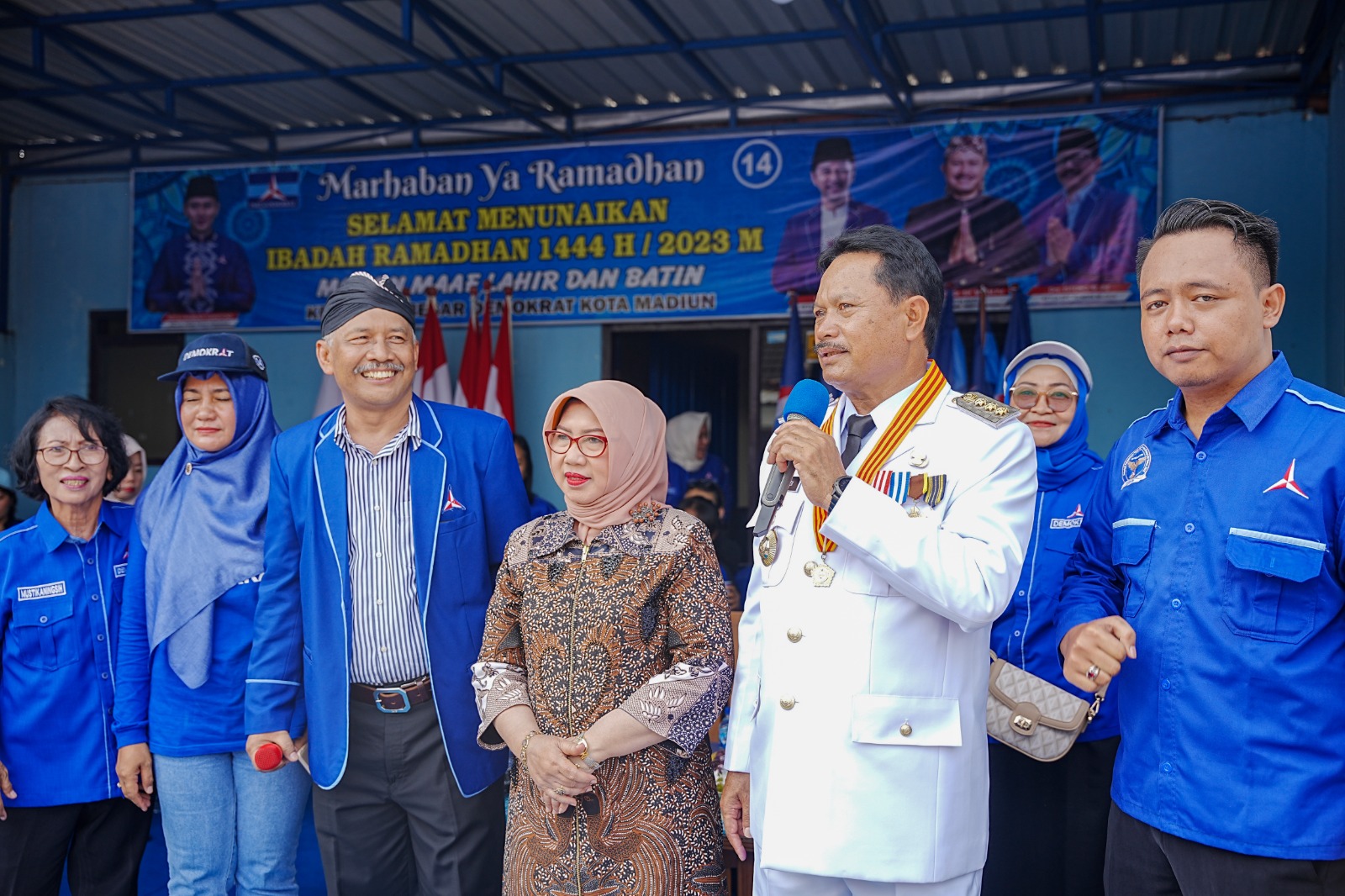 Peringati 4 Tahun MaDa, Wali Kota Hadiri Pagelaran Reyog di DPC Demokrat