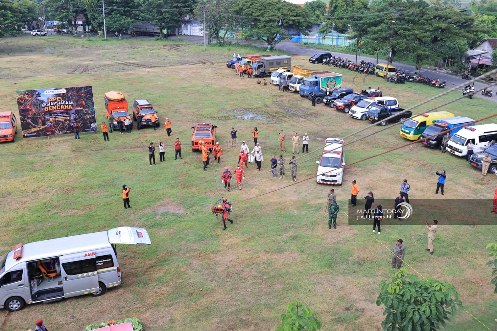 Apel Kesiapsiagaan Bencana 2026, Pemkot Madiun Perkuat Kolaborasi dan Latihan Penyelamatan Gedung Tinggi