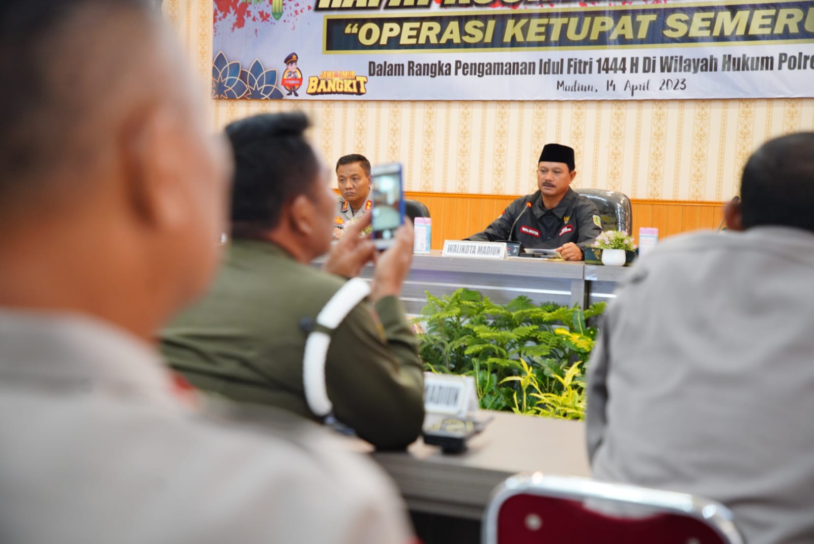Jelang Operasi Ketupat Semeru 2023, Wali Kota Ikuti Rakor Bersama Forkopimda