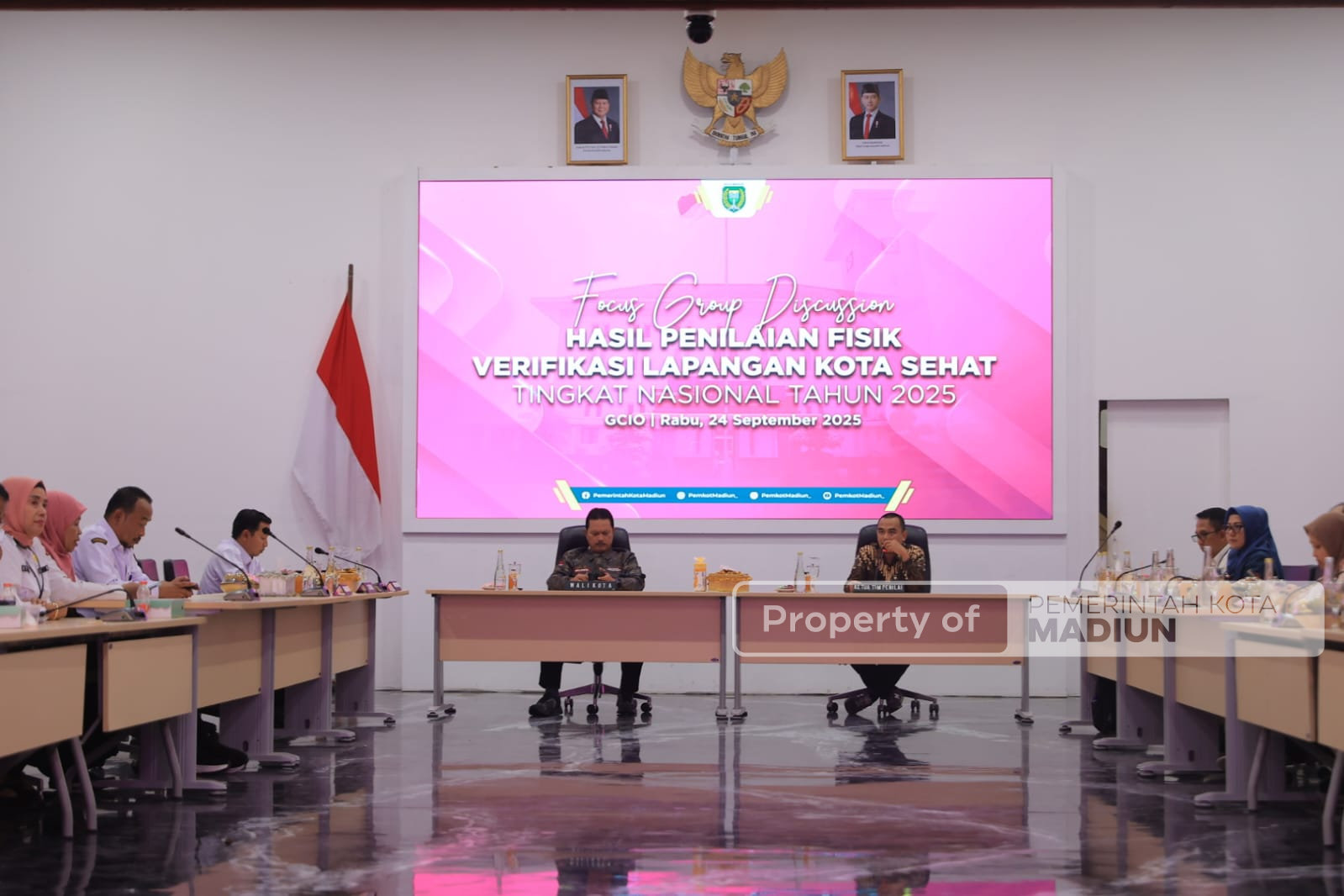 Tim Verifikasi Nasional Puji Kota Pendekar, Wali Kota Maidi Komitmen Perbaikan dalam Penilaian Kota Sehat 2025