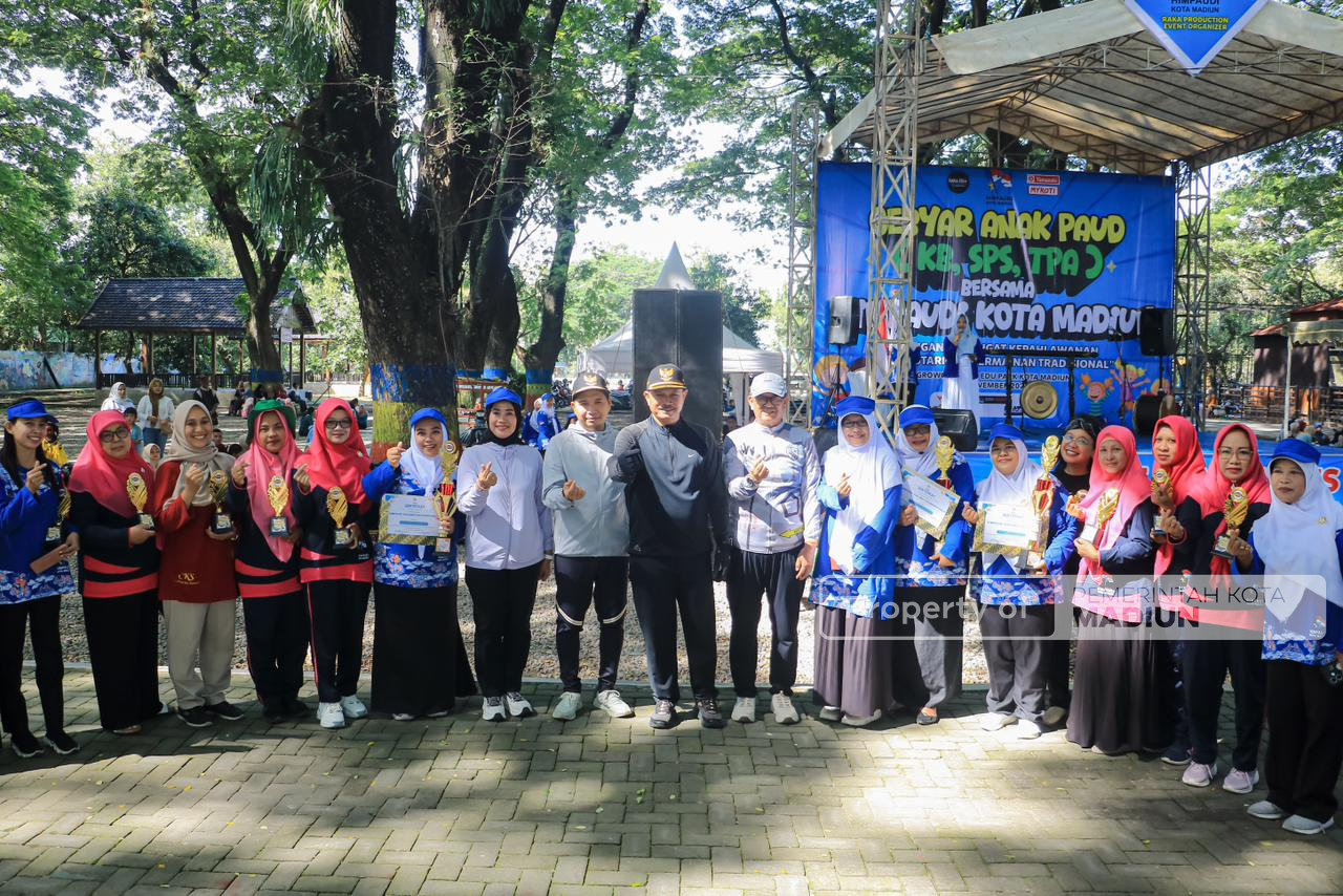 Buka Gebyar Anak PAUD, Wali Kota Madiun Ajak Orang Tua dan Guru Kawal Pertumbuhan Generasi Emas