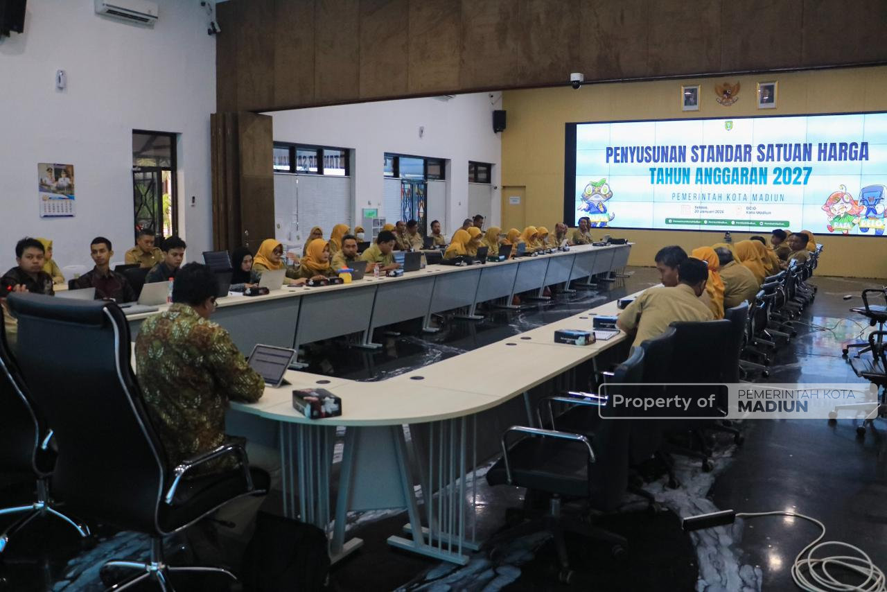 Matangkan Perencanaan Belanja 2027, BKAD Kota Madiun Susun Standar Satuan Harga