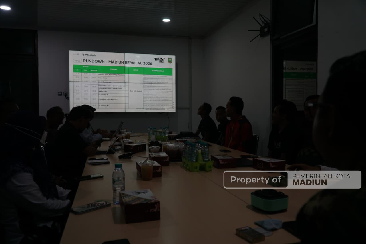 Matangkan Persiapan Madiun Berkilau 2026, Pemkot Gelar Rapat Koordinasi Lintas Sektor