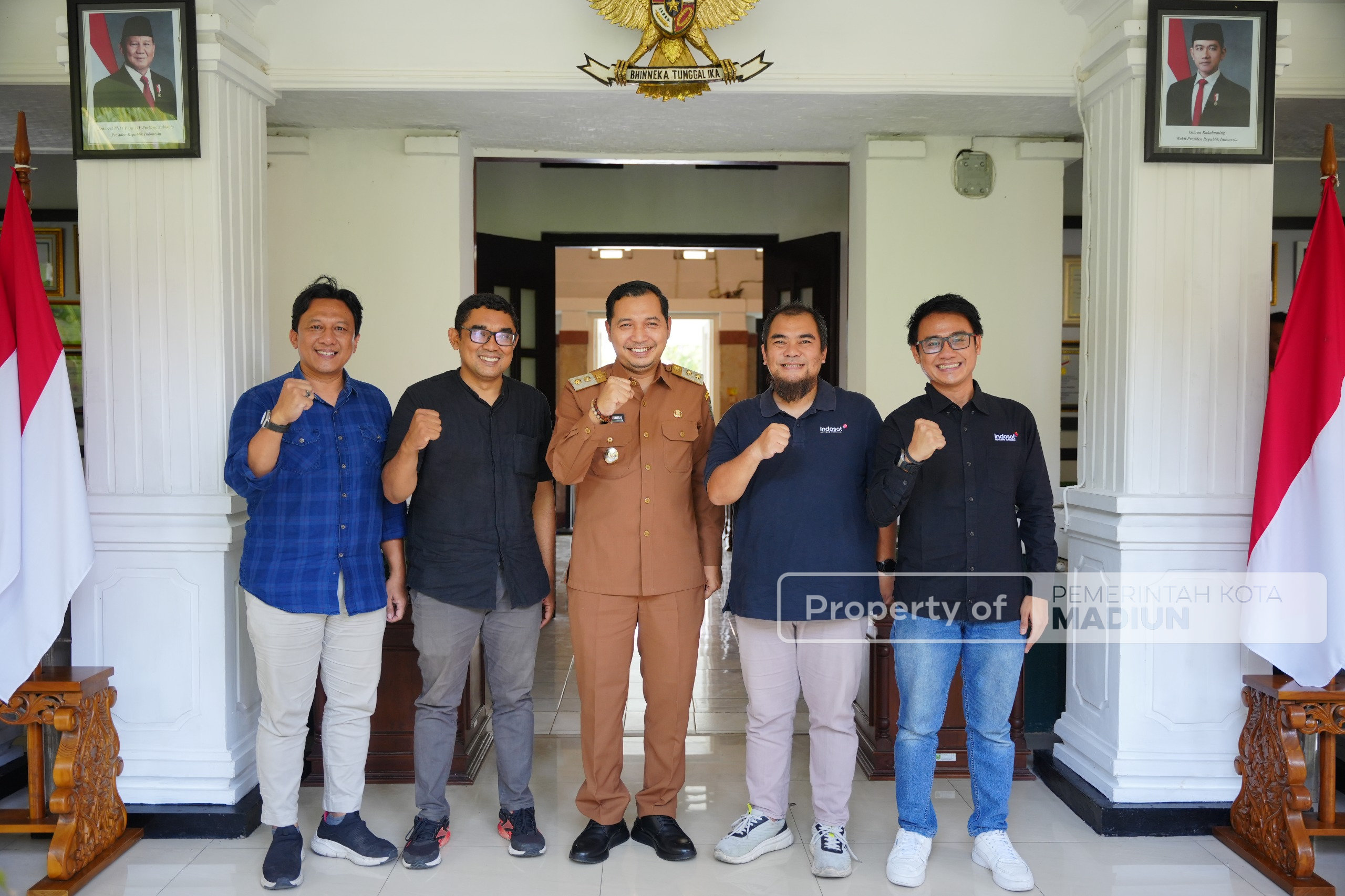 Audiensi dengan PT. Indosat, Wawali Dorong Pemberdayaan UMKM Berkelanjutan